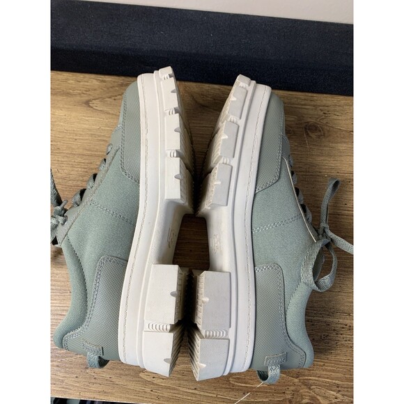UGG Ashton Hybrid Platform Y2K Sneaker Shoe Combat Lug Chunky Moss Green SZ 8.5 - Picture 7 of 10